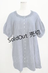 PINK HOUSE / ダンガリーチュニック Free ネイビー H-25-04-10-1051-LO-BL-NS-ZH