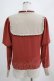 画像3: Maison de FLEUR Petite Robe canone / シスター気取るフリルブラウス M Brick Red H-25-04-10-1056-EL-BL-NS-ZH (3)