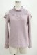 画像1: axes femme POETIQUE / インナー重ね肩開きカットプルオーバー M ラベンダー H-25-04-10-1058-AX-TO-NS-ZH (1)