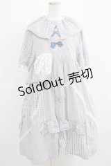 四千金出品（海外ロリータブランド） / ギンガムチェックワンピース L グレー H-25-04-10-1006-GO-OP-NS-ZH