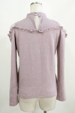 画像3: axes femme POETIQUE / インナー重ね肩開きカットプルオーバー M ラベンダー H-25-04-10-1058-AX-TO-NS-ZH