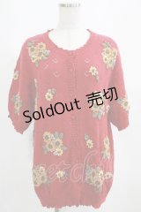 KETTY / ひまわりカーディガン Free レッド H-25-04-10-1061-EL-TO-NS-ZH