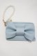 画像1: m petit by misako / NINA’Sコラボリボンコインケース  サックス H-25-04-10-1076-LO-BG-NS-ZH (1)
