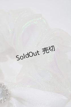 画像2: Ank Rouge / オーロラリボンシュシュ  オフ H-25-04-10-1077-CA-ZA-NS-ZH