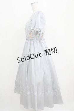 画像2: Maison de FLEUR Petite Robe canone / 君を思い出すワンピース S サックス H-25-04-10-1008-EL-OP-NS-ZH