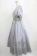 画像2: Maison de FLEUR Petite Robe canone / 君を思い出すワンピース S サックス H-25-04-10-1008-EL-OP-NS-ZH (2)
