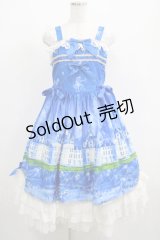 Neverland Lolita（海外ロリータブランド） / Lakeside Castleジャンパースカート Free ブルー H-25-04-10-1002-GO-OP-NS-ZH