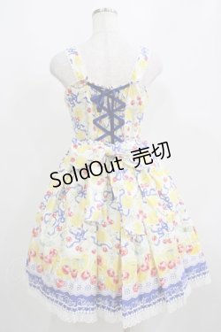 画像3: BABY,THE STARS SHINE BRIGHT / Cheerful Lemon柄ジャンパースカートI Free 生成/紺 H-25-04-10-1021-BA-OP-NS-ZH