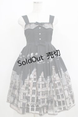 画像1: Lyre Ivy（海外ロリータブランド） / House of Brasovジャンパースカート S ブラック H-25-04-10-1022-GO-OP-NS-ZH