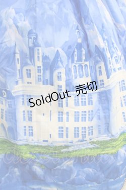画像4: Neverland Lolita（海外ロリータブランド） / Lakeside Castleジャンパースカート Free ブルー H-25-04-10-1002-GO-OP-NS-ZH