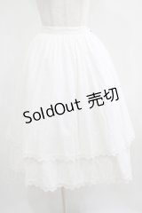 Maison de FLEUR Petite Robe canone / 耳をそばだてるエアリースカート Free オフ H-25-04-10-1026-EL-SK-NS-ZH