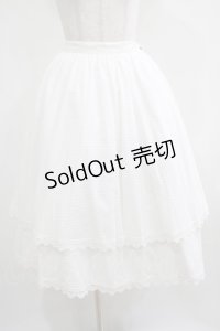 Maison de FLEUR Petite Robe canone / 耳をそばだてるエアリースカート Free オフ H-25-04-10-1026-EL-SK-NS-ZH