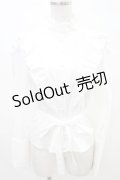 Sheglit / "Victorian"フリルブラウス  ホワイト H-25-04-10-010-EL-BL-KB-ZH
