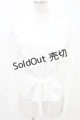 Sheglit / "Victorian"フリルブラウス  ホワイト H-25-04-10-010-EL-BL-KB-ZH
