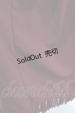 画像5: Ozz Croce / 薔薇刺繍ジャンパースカート  エンジ H-25-04-10-001-OO-OP-KB-ZH