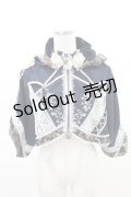 Ozz oneste / 巫祭神装ショートパーカー  紺×白 H-25-04-10-020-OO-TO-KB-ZH