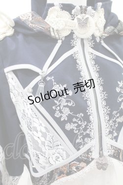 画像4: Ozz oneste / 巫祭神装ショートパーカー  紺×白 H-25-04-10-020-OO-TO-KB-ZH