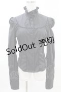 MIHO MATSUDA / ブラウス・ルサ  ブラック H-25-04-10-022-GO-BL-KB-ZH