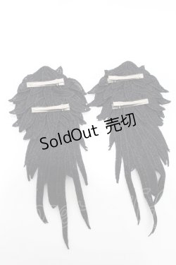 画像2: MR corset / WING CLIP  黒 H-25-04-10-026-PU-ZA-KB-ZH