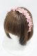 画像1: m petit by misako / ギャザーリボンカチューシャ  ピンク H-25-04-11-037-LO-AC-NS-ZH (1)