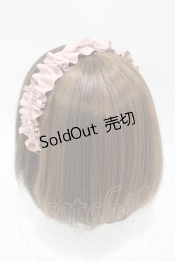 画像2: m petit by misako / ギャザーリボンカチューシャ  ピンク H-25-04-11-037-LO-AC-NS-ZH