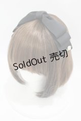 m petit by misako / NINA'sコラボ AM*NIリボンカチューシャ  ブラック H-25-04-11-038-LO-AC-NS-ZH