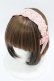 画像1: m petit by misako / レースリボンカチューシャ  ピンク H-25-04-11-039-LO-AC-NS-ZH (1)