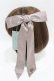 画像2: Maison de FLEUR Petite Robe canone / 午前を張り切るリボンバレッタ  Gray Beige H-25-04-11-041-EL-AC-NS-ZH (2)