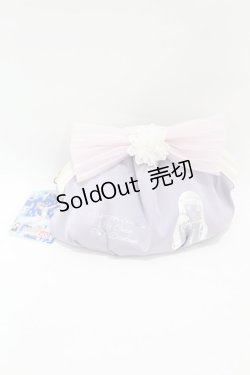 画像1: Maison de FLEUR Petite Robe canone / 知世ちゃんと紫陽花の下でポーチ（M）  ラベンダー H-25-04-11-045-EL-ZA-NS-ZH