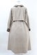 画像2: Maison de FLEUR Petite Robe canone / 礼拝に向かうワンピース M Beige H-25-04-11-003-EL-OP-NS-ZH (2)