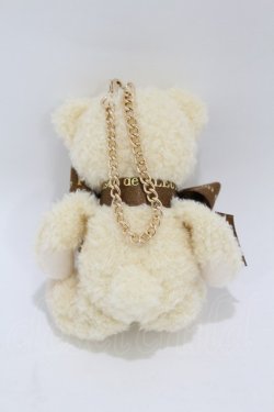 画像2: Maison de FLEUR / ルミネ池袋店限定ベアチャーム/【Loulou】  オフ/ブラウン H-25-04-11-051-LO-ZA-NS-ZH