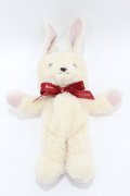 Maison de FLEUR / くたくたうさぎさんポーチ  アイボリー/レッド H-25-04-11-059-LO-ZA-NS-ZH