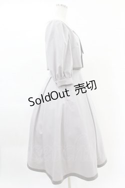 画像3: Maison de FLEUR Petite Robe canone / 才女のあなたとネクタイワンピース M Gray H-25-04-11-004-EL-OP-NS-ZH