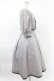 画像3: Maison de FLEUR Petite Robe canone / 才女のあなたとネクタイワンピース M Gray H-25-04-11-004-EL-OP-NS-ZH (3)