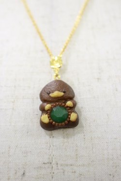 画像1: Q-pot. / ベビーニフラー/ジュエルクッキーネックレス   H-25-04-11-1001-QP-AC-KB-ZH