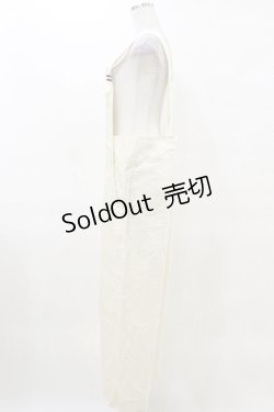 画像3: Jane Marple / French marine salopette pants  オフ H-25-04-11-1040-JM-PA-KB-ZH