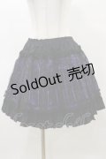 PUTUMAYO / 窓ネコチュール重ねスカート  黒×紫 H-25-04-11-1045-PT-SK-KB-ZH