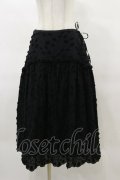 Jane Marple / Cut flower lace dress skirt  ブラック H-25-04-11-1046-JM-SK-KB-ZH