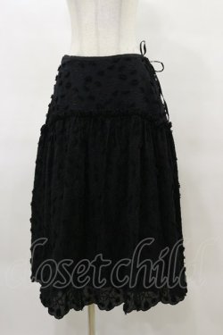 画像1: Jane Marple / Cut flower lace dress skirt  ブラック H-25-04-11-1046-JM-SK-KB-ZH