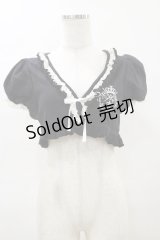PUTUMAYO / ふんわりパフ袖ボレロ  黒 H-25-04-11-1006-PT-TO-KB-ZH