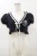 画像1: PUTUMAYO / ふんわりパフ袖ボレロ  黒 H-25-04-11-1006-PT-TO-KB-ZH (1)