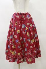 Jane Marple / Flower marketのダブルスカート  ローズ H-25-04-11-1047-JM-SK-KB-ZH