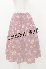 Jane Marple / Flower marketのダブルスカート  ローズ H-25-04-11-1047-JM-SK-KB-ZH