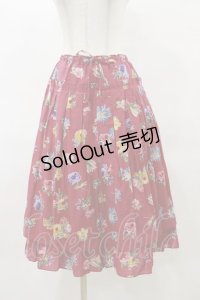 Jane Marple / Flower marketのダブルスカート  ローズ H-25-04-11-1047-JM-SK-KB-ZH