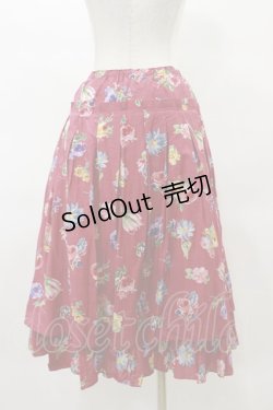 画像2: Jane Marple / Flower marketのダブルスカート  ローズ H-25-04-11-1047-JM-SK-KB-ZH