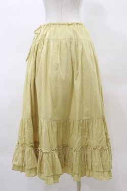 画像2: Jane Marple / フレンチドットティアードスカート  french mustard×sax H-25-04-11-1048-JM-SK-KB-ZH