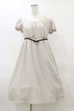 画像1: MILK / フリーズdress  ベージュ H-25-04-11-1054-ML-OP-KB-ZH