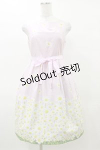 MILK / Daisy field LADY ドレス Free ピンク H-25-04-11-1057-ML-OP-KB-ZH