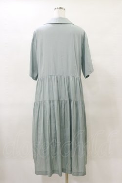 画像2: Jane Marple Dans Le Salon / ダブルカラーサリバンドレス  ミントブルー H-25-04-11-1071-JM-OP-KB-ZH