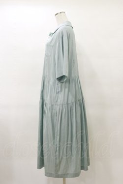 画像3: Jane Marple Dans Le Salon / ダブルカラーサリバンドレス  ミントブルー H-25-04-11-1071-JM-OP-KB-ZH